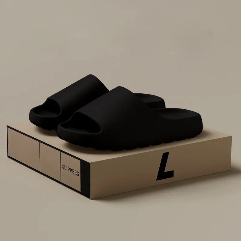 2025 EVA-Schuhe mit weichen Sohlen, leicht, für Zuhause, lässig, innovatives Design, Herren-Hausschuhe, hochwertige, exklusive Marken-Slides auf Lager