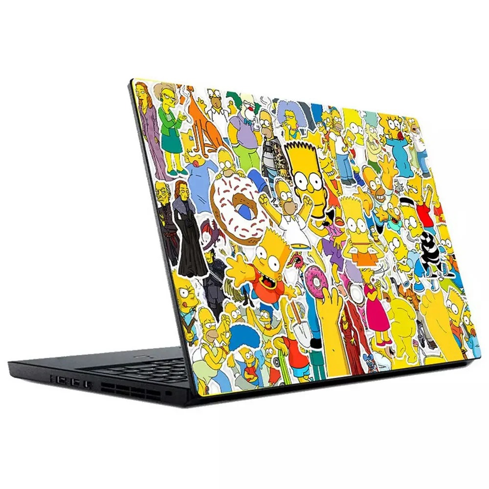 10/30/50 Uds. Pegatinas de dibujos animados de Los Simpson Graffiti DIY monopatín portátil equipaje motocicleta bicicleta PVC pegatinas impermeables