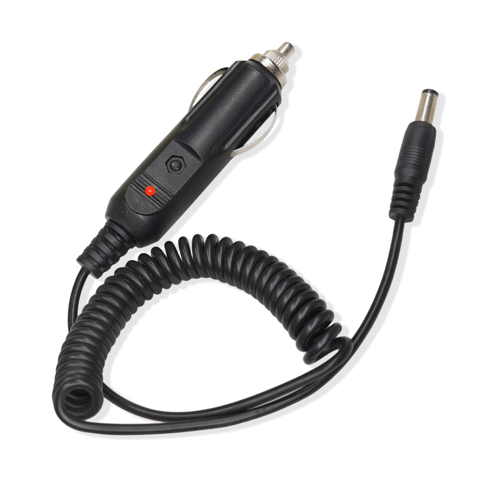 12v dc power carregador de carro para walkie talkie UV-5R uv9r UV-82 UV-9R plus uv5re 5ra baofeng acessórios cabo base carga rádio