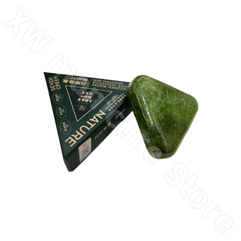 Seven-green Usman Orchidaceae Shampoo Refreshing Cleansing Oil Control Anti-Itch Replenishing Soap Soft Handmade Soap 120g