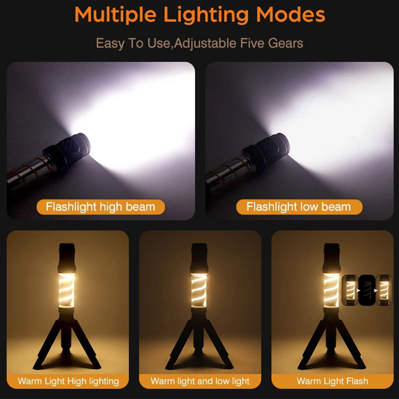 LED Portable Camping Lanterns Mosquito Repellent Torch Outdoor Waterproof Hook Tent Camping Mosquito Killer Lights With Tripod