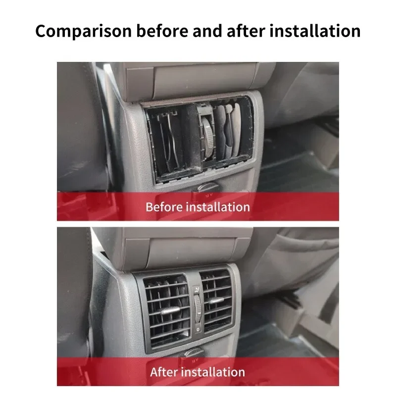 1TD 819203   Auto Airconditioning Achter Vent voor VW Touran Caddy 2004-2015 Airconditioning A/C Air Vent Outlet