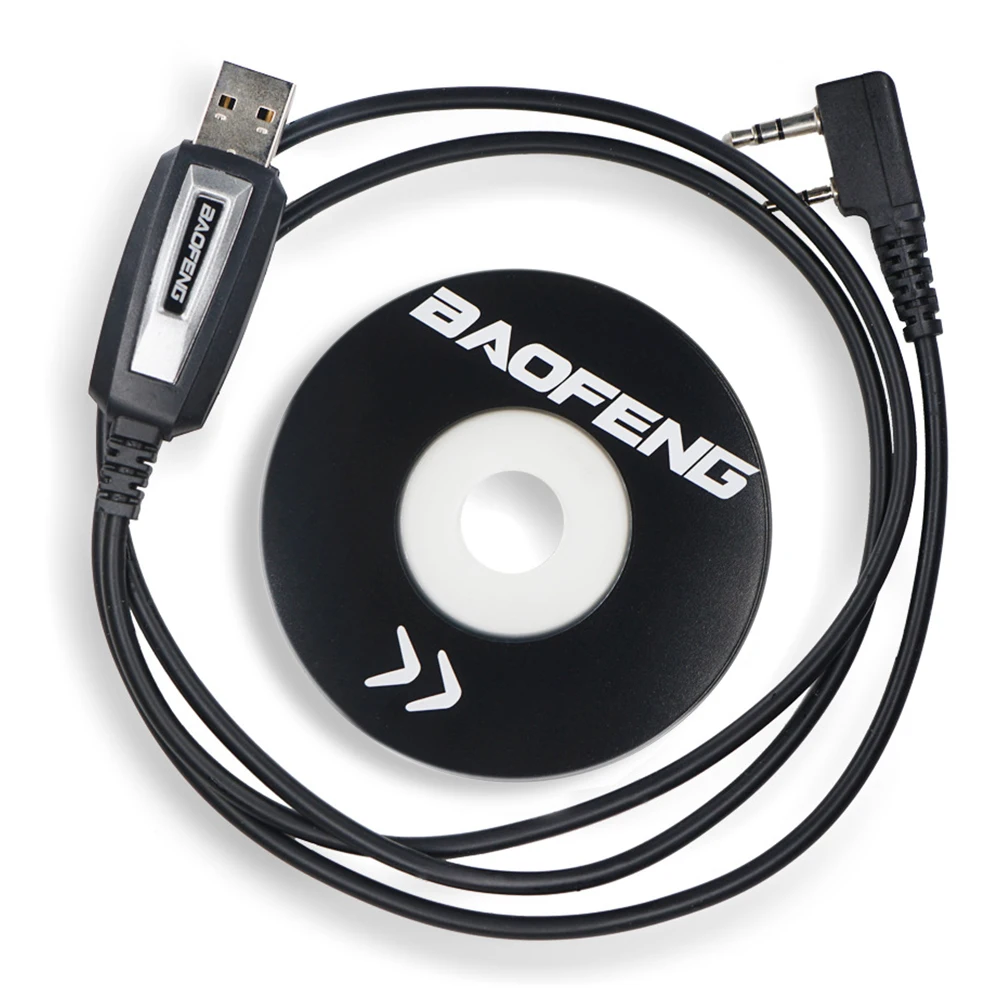 USB-кабель для программирования с компакт-диском для Baofeng UV-5R 888S 82 UV-S9PLUS UV-13 16/17/21 Pro USB K-тип интерфейс рация радио