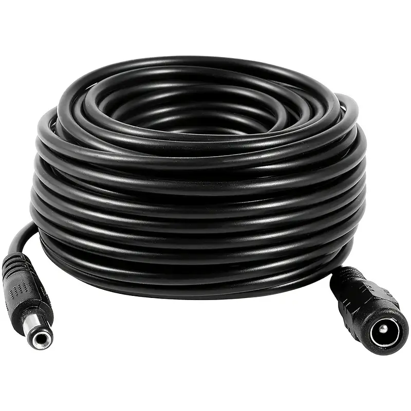 Przedłużacz kabla zasilającego 12V DC 5.5mm*2.1mm męski na żeński złącze DC Kabel zasilający do kamer CCTV 3M/5M/10M/15M/20M/30M/50M