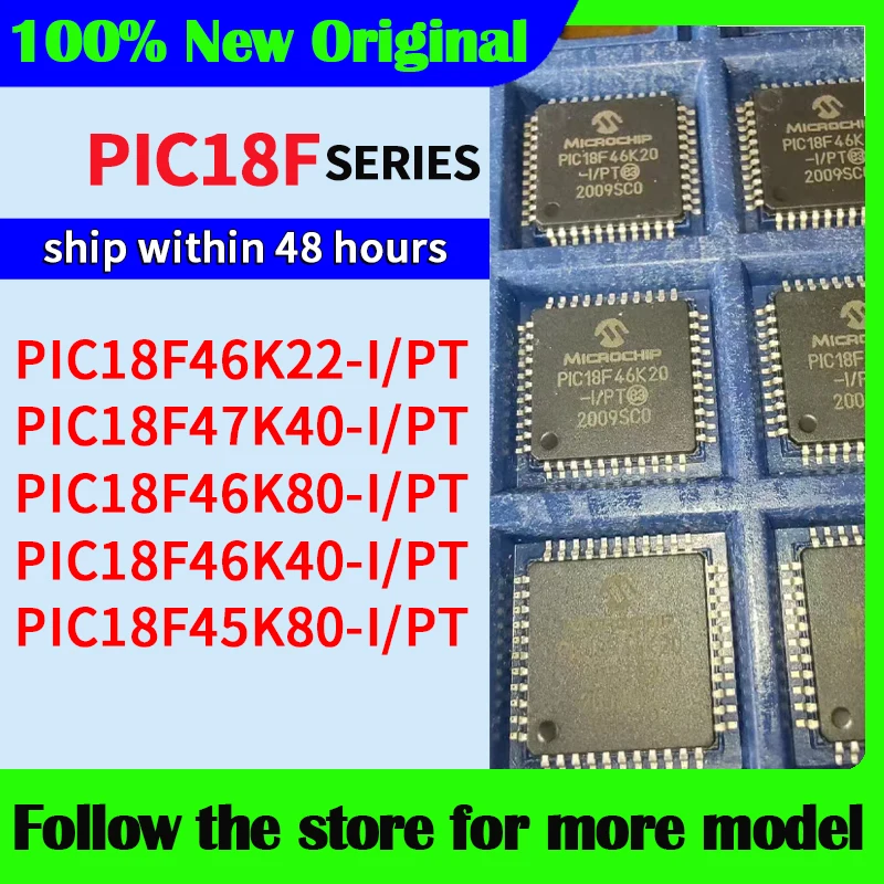 PIC18F46K22-I/PT PIC18F47K40-I/PT PIC18F46K80-I/PT PIC18F46K40-I/PT PIC18F45K80-I/PT Alta calidad Nuevo