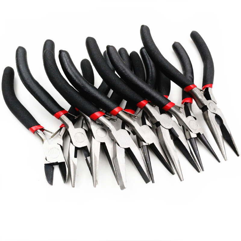 1 pièce outils à main multifonctions bijoux pinces équipement rond nez fin coupe fil pince pour fabrication à la main accessoires