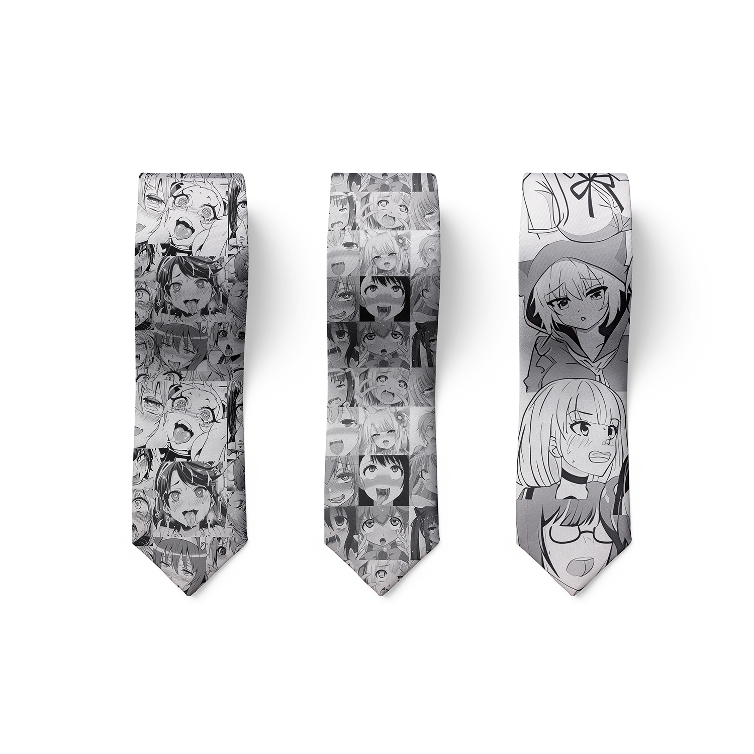 Corbata con estampado de dibujos animados de Anime para hombre, corbata creativa informal unisex, accesorios únicos novedosos, regalos de negocios, accesorios para camisa de boda