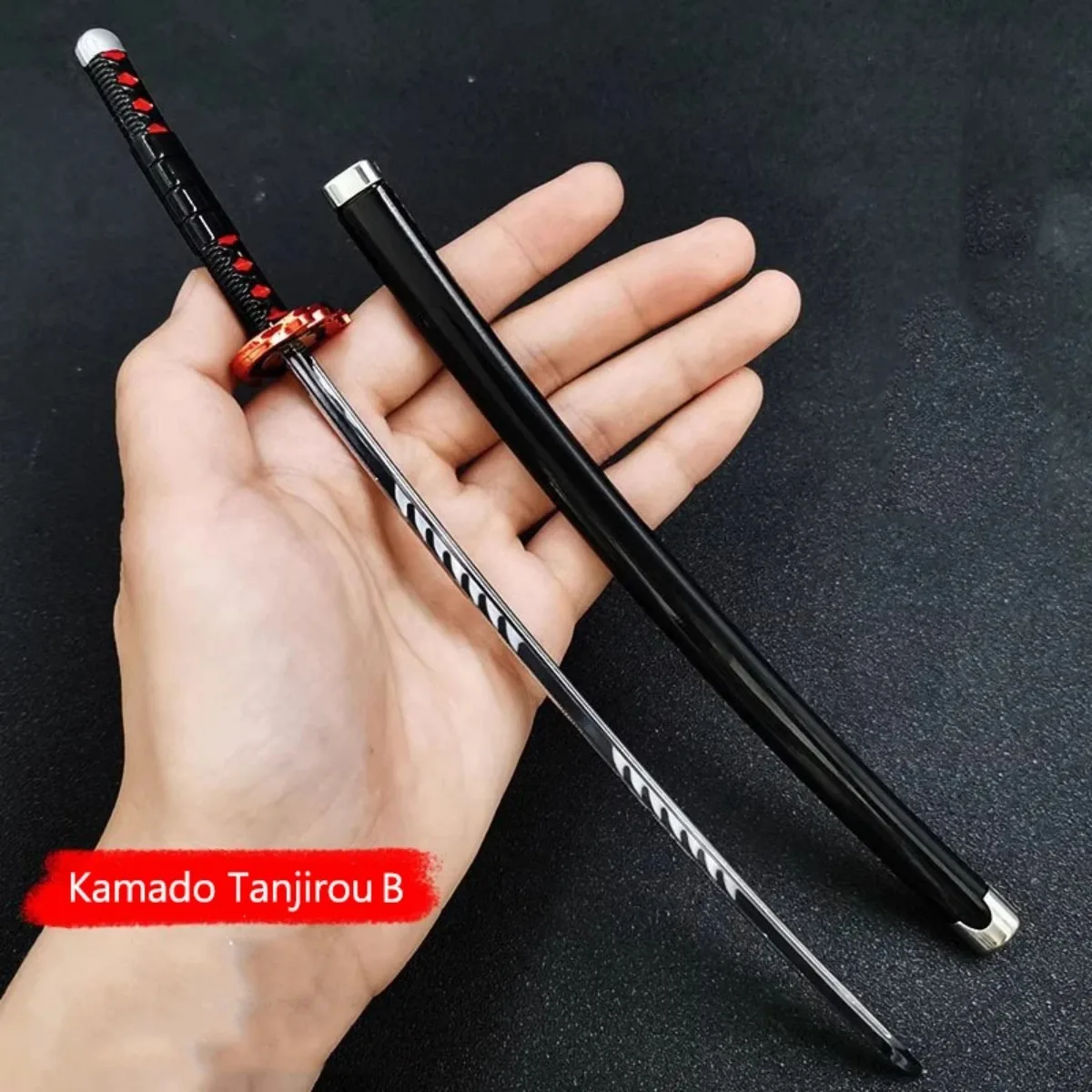 Katana Swords Demon Slayer Anime Ghost Killer Cosplay Metal Samurai Knife Prop Weapon Cosplay Props Collection Toy Home Decor
