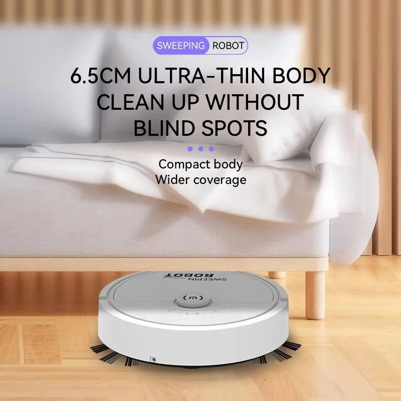 Xiaomi Electric Sweeper Home Smart Sweeping Robot Wet Dry Dual Use รีโมทคอนโทรล Sweeper เหมาะสําหรับห้องครัวพรมห้องนอน