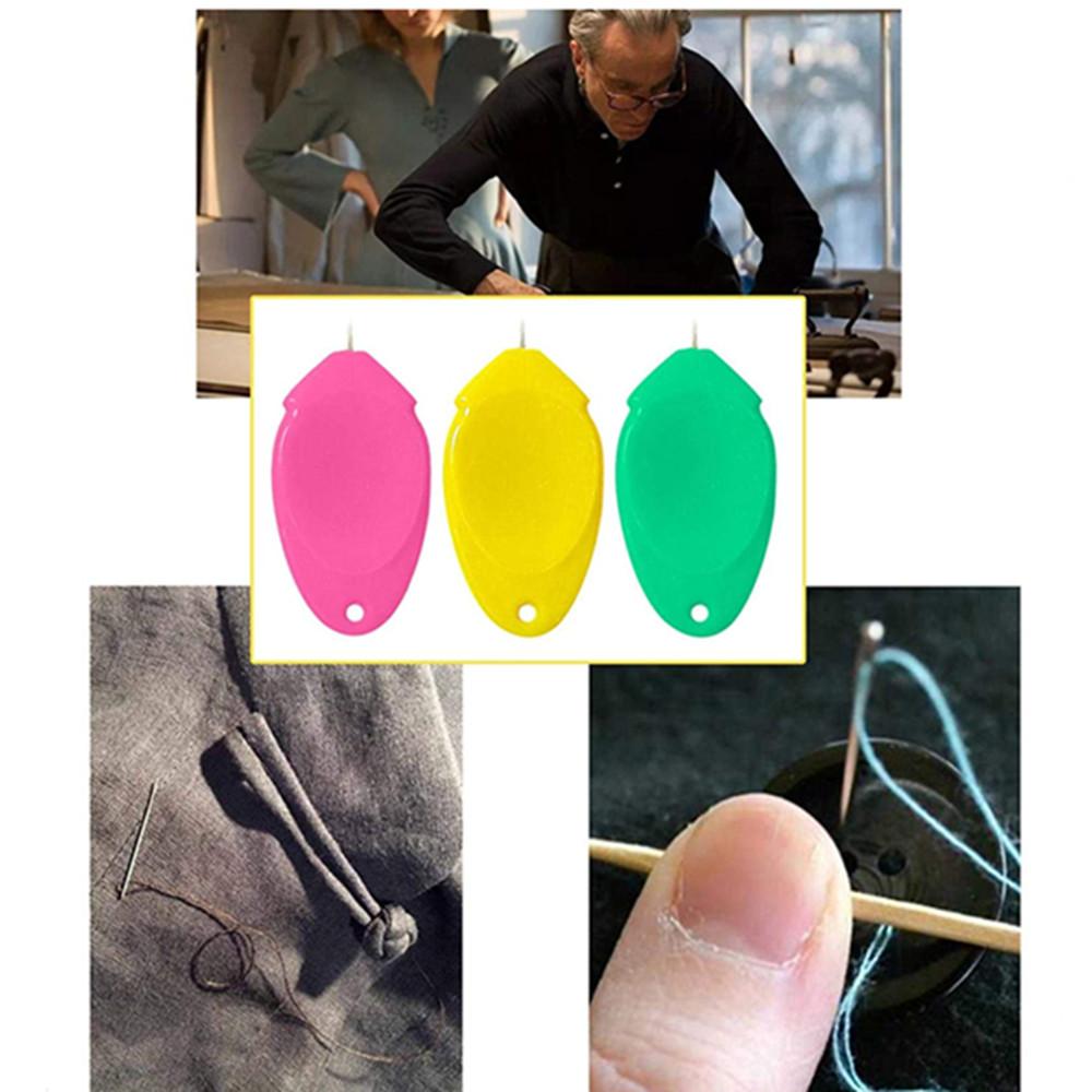 10 Teile/satz Stich Inserter Werkzeug Nadel Einfädler DIY Einfache Hand Threading Nähen Werkzeuge Kreuz Stich