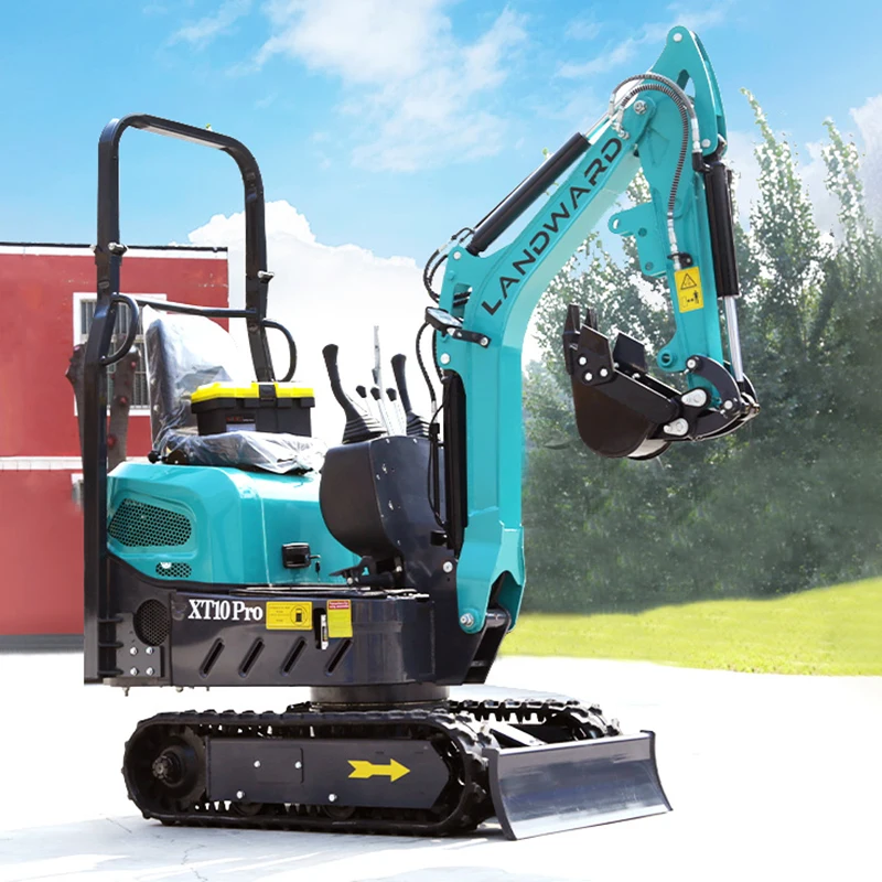 China XT10 Pro Mini Excavadora EPA Euro 5 Crawler hidráulico Excavadora de 1 tonelada PANDWARD Mini Trencher Excavadora de 1000 kg Precio personalizado