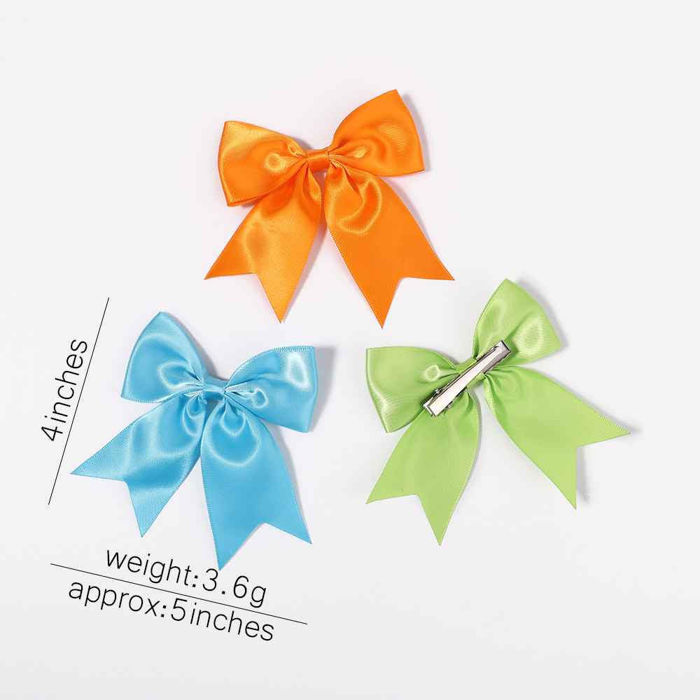 Bán Buôn 2 Chiếc Cho Bé Cung Tên Kẹp Tóc Cho Bé Gái Màu Kẹp Tóc Barrettes Handmade Mũ Phụ Kiện Tóc 4.52Inch