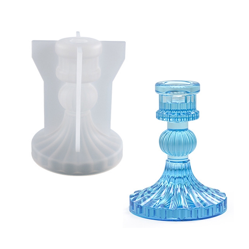 เชิงเทียน Tealight แม่พิมพ์เรซิน,แก้วซิลิโคนเชิงเทียนแม่พิมพ์สําหรับอีพ็อกซี่เรซิ่นหล่อ,ตกแต่งบ้านงานแต่งงาน