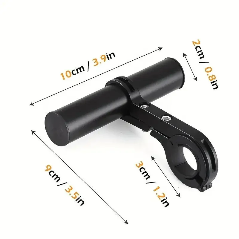 จักรยานHandlebar Extension Bracketโลหะผสมกรอบคู่วงเล็บขยายขี่จักรยานวงเล็บขยายจักรยานClampกรอบLight Clamp