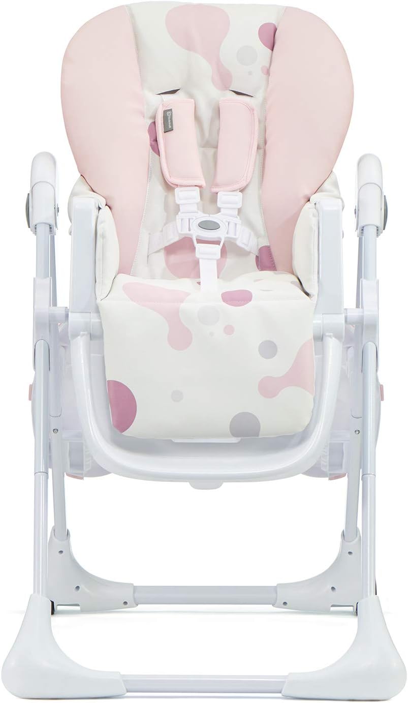 Silla de comedor plegable, color Rosa