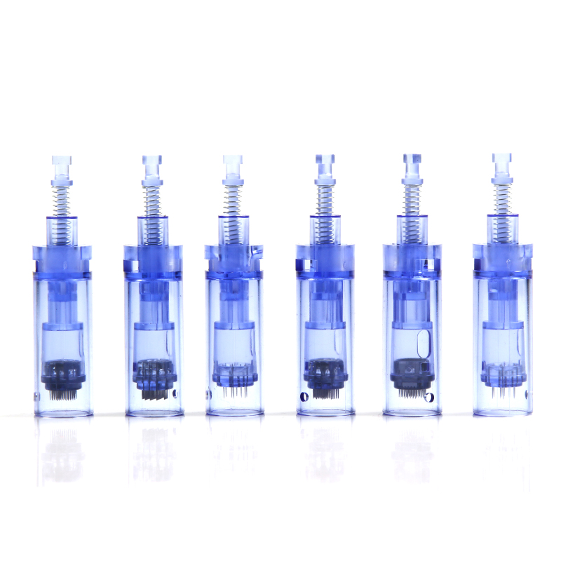 100 stücke Derma Stift Ultima A1 Patronen Nadel Gesicht Pflege Micro Nadel Stift Einweg Bajonett Ersatz Teile Tattoo Nadeln