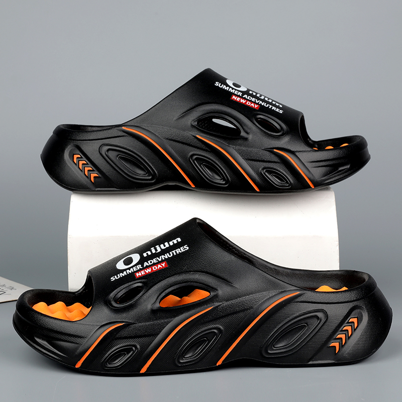 Летние мужские массажные тапочки, домашние и уличные сандалии, пляжная мужская повседневная обувь, удобные шлепанцы, мужские и женские домашние тапочки