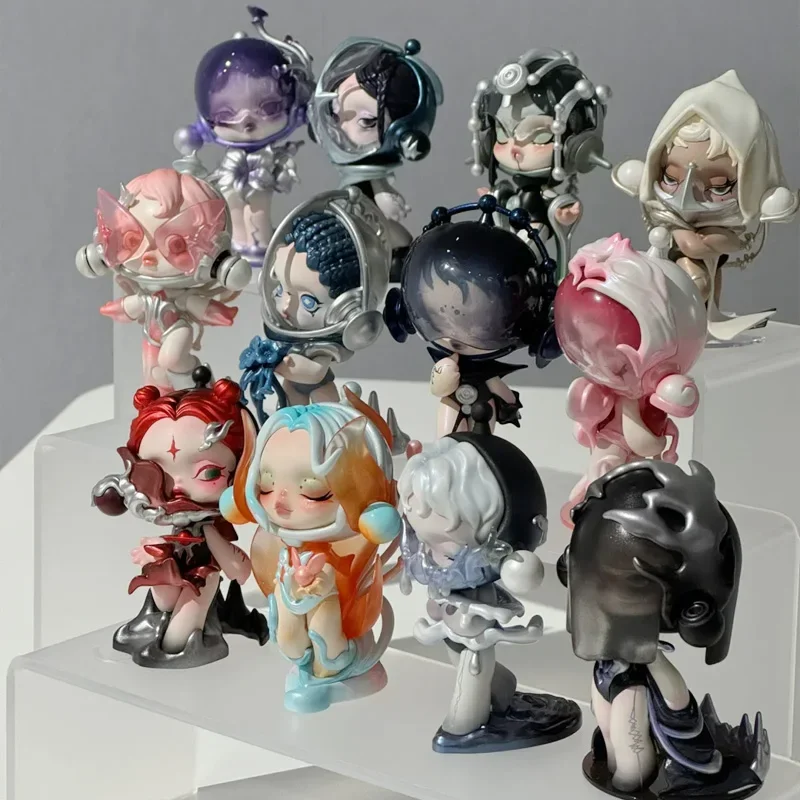 Caja ciega Skullpanda, figura de Anime con sonido, figura de acción de Ecstasy, muñecas bonitas de la confianza, modelos de estatua, juguetes para coleccionar, regalo
