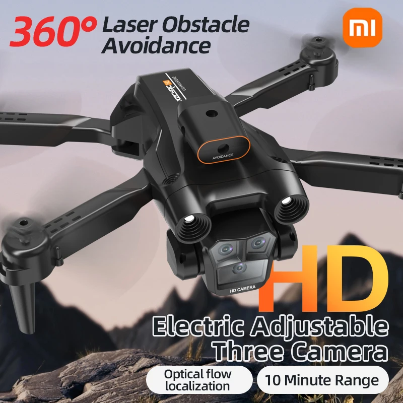 Xiaomi m4 pro drone 4k aéreo profissional com grande angular tripla câmera hd dobrável helicóptero rc wifi fpv altura segurar brinquedo drone
