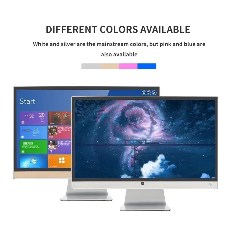 Good Quality 24 Inch Gaming pc Full Setup all in one Desktop Computer OEM 8GB/256GB all in one pc