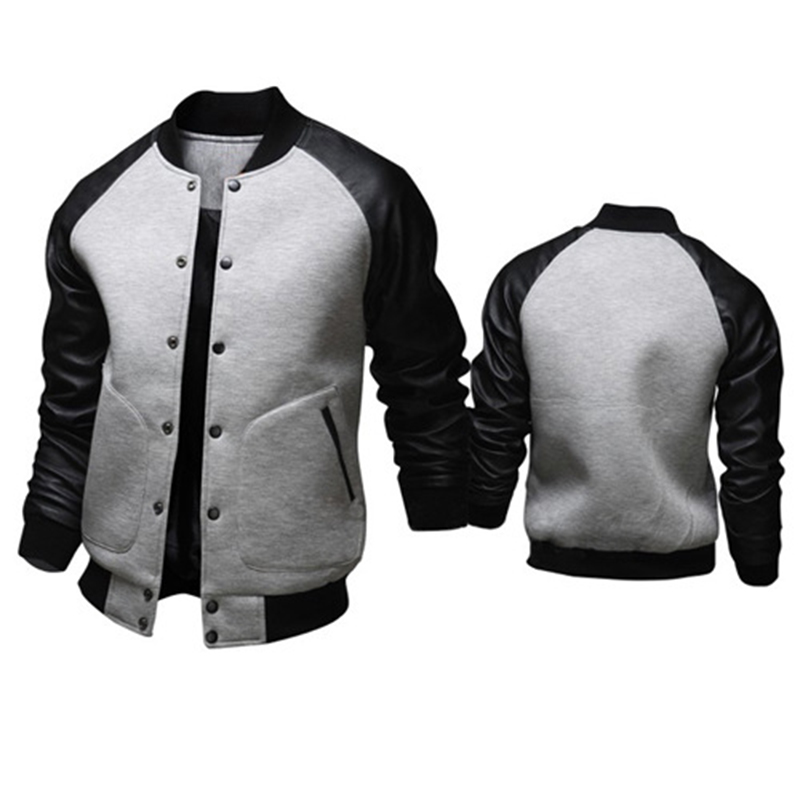 Chaqueta de béisbol de hip hop para hombre, ropa de calle informal de moda, chaqueta de retazos, Anime