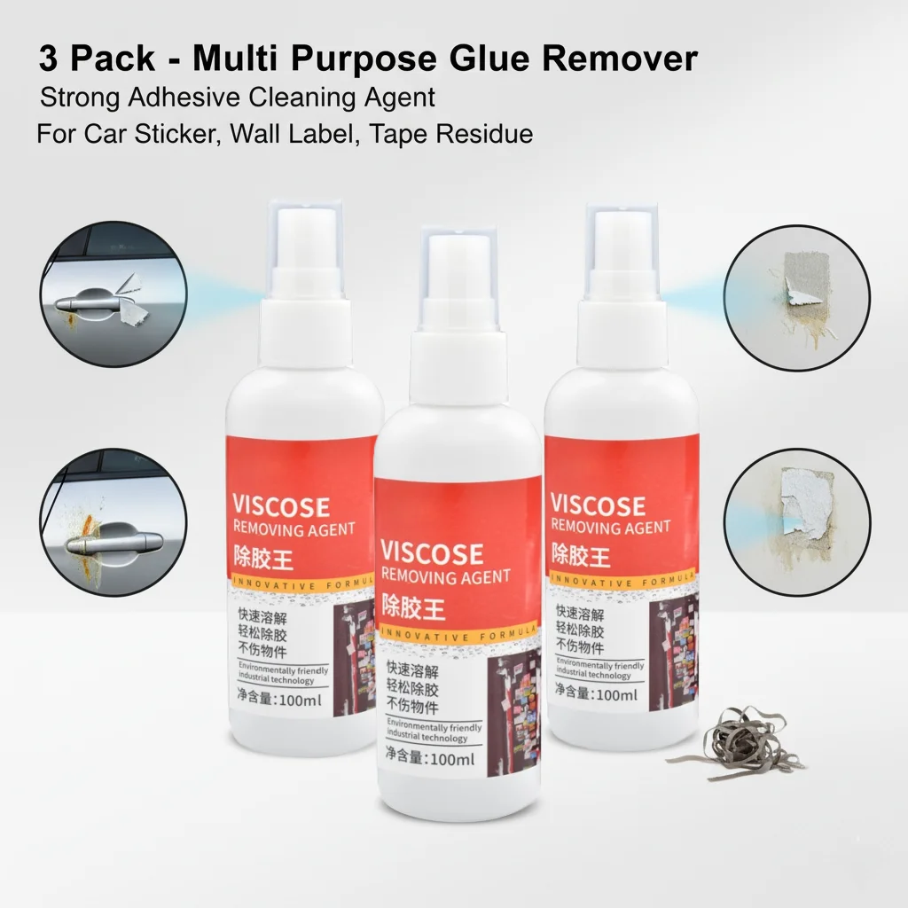 Removedor de pegamento multiusos, agente de limpieza adhesivo fuerte para pegatinas de coche, cinta de etiquetas de pared, líquido desgomado de residuos, 300ml