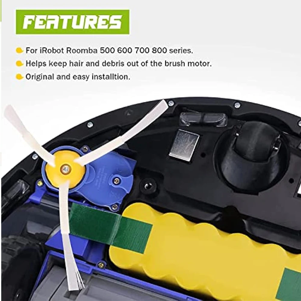 Replacement Side Brush Motor Module Part Compatible with iRobot Roomba E6 E5 i7 500 600 700 800 900 Series - Vacuum Cleaner