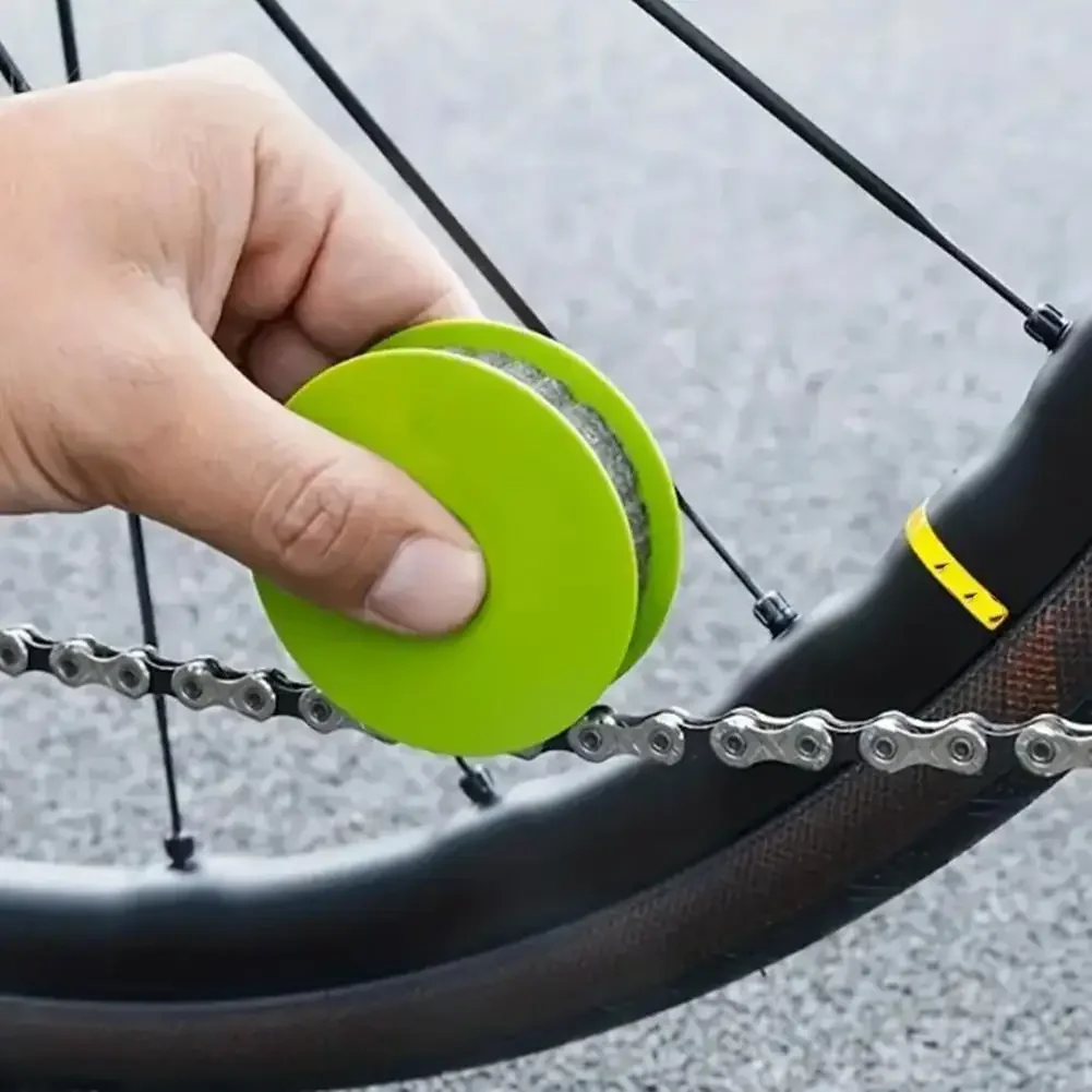 Fahrrad Kette Öler Fahrrad Kette Öler Schmier Disc Fahrrad Wartung Werkzeug Radfahren Getriebe Roller Schmiermittel Fahrrad Zubehör