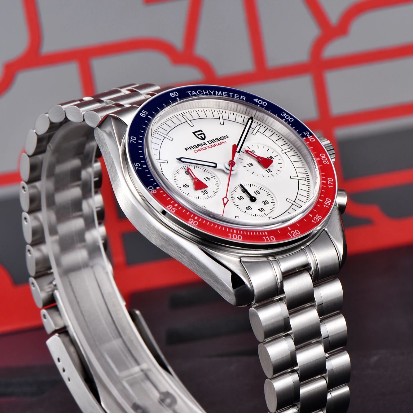 パガーニ デザイン 2025 PD1701 メンズ腕時計トップブランドの高級クォーツサファイアベゼルスポーツクロノグラフ防水腕時計男性用