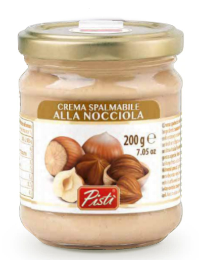 Crema Alla Nocciola Vaso Grund Erdnuss creme 200g - Pisti