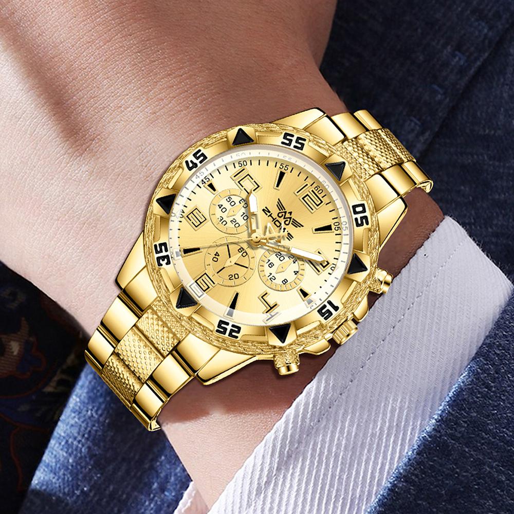 2PCS 남자 시계 세트 패션 트렌드 간단한 디지털 스케일 다이얼 쿼츠 시계 세트 일상 의류 매칭에 적합