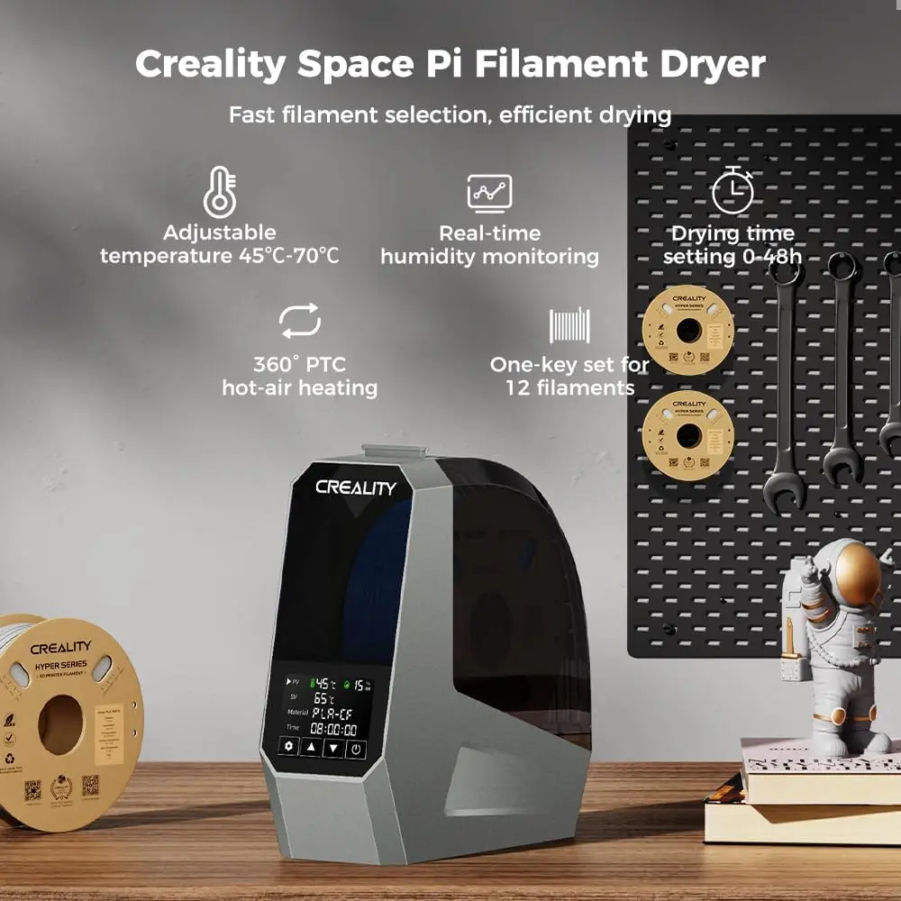 Nieuwe Creality Space Pi Filament Droger Box Verbeterde Filament Opslag Dehydrator 1kg 3D Printer Filament Droger Box Opslag houder