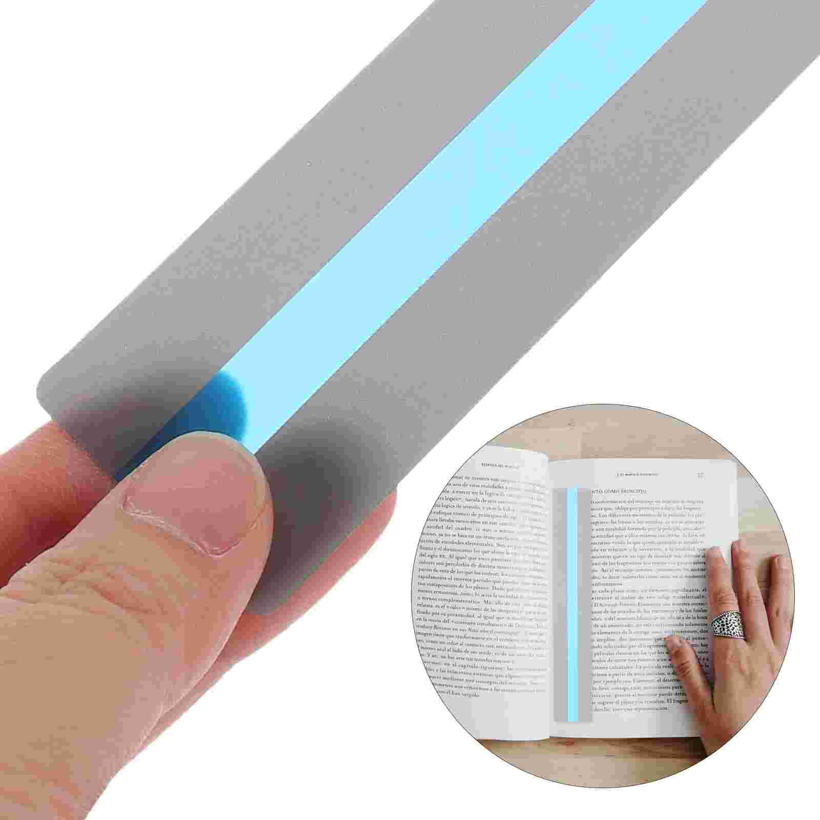 8 Pcs Guided Reading Articles Strips Page Marker Ruler Comics Dyslexia Bookmark The Pet Markers