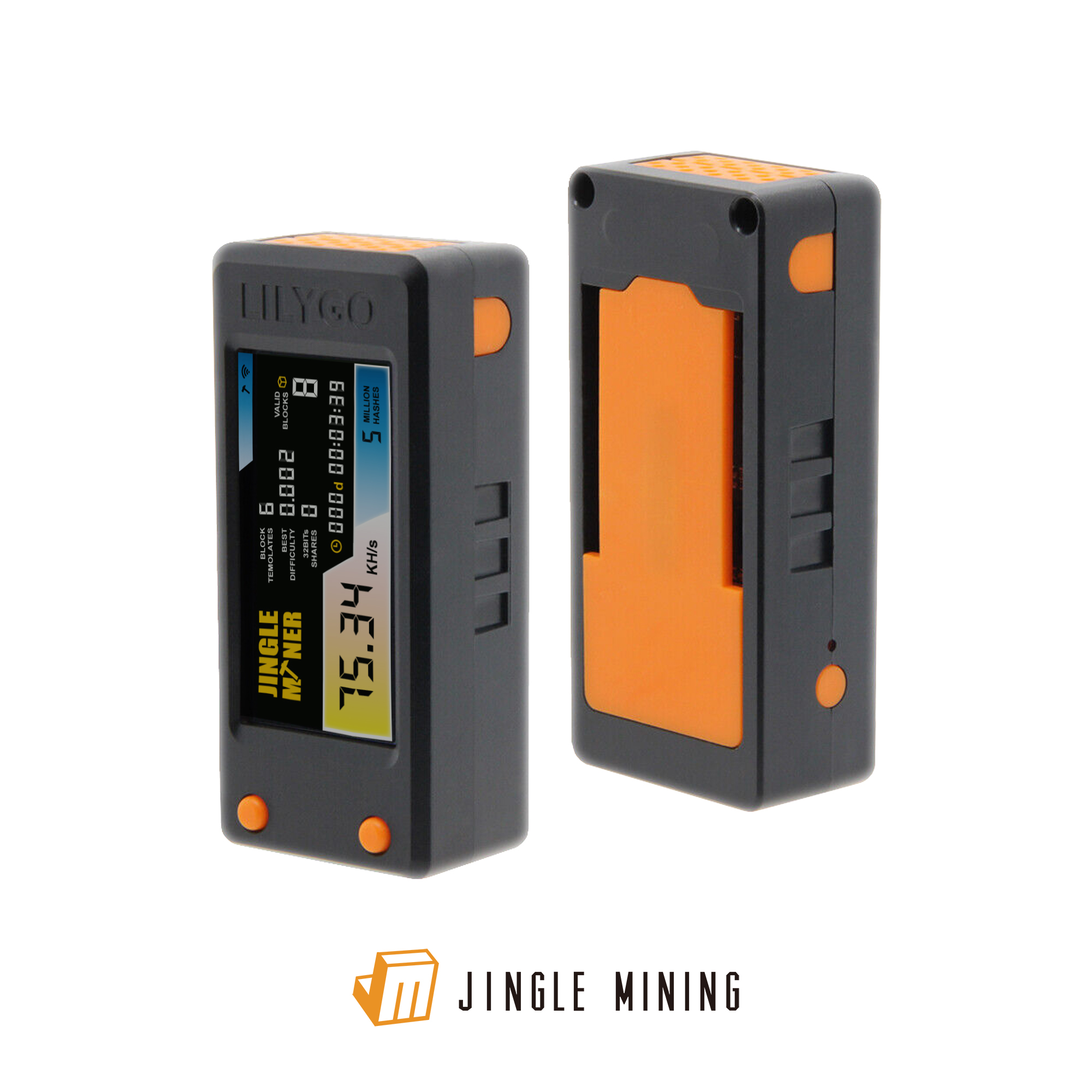 Jingle Mining 新品 Jingleminer - BTC SOLO ミニ宝くじマイナー JST-GH 1.25mm 2 ピン 75.34Kh/s 高速配送在庫あり