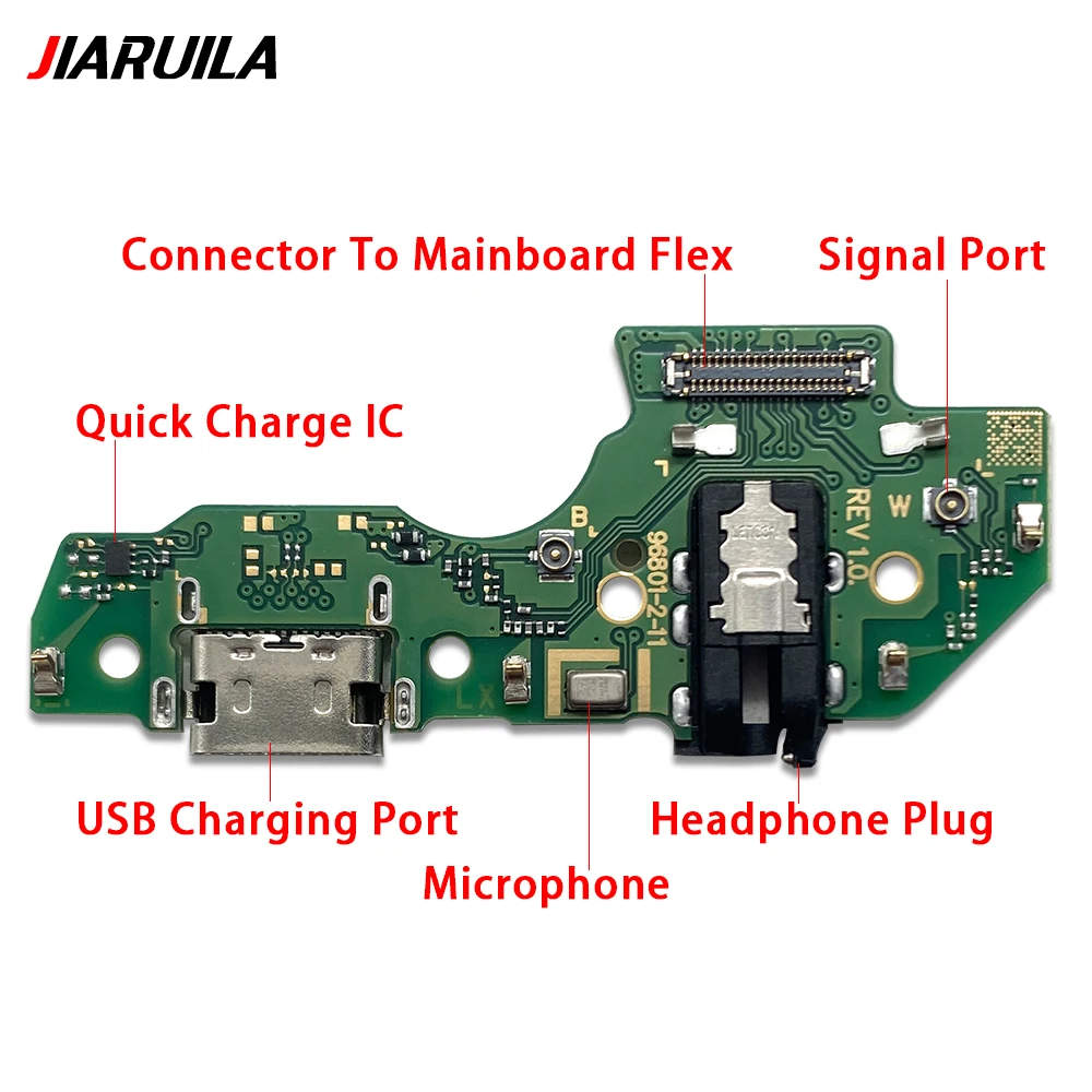 USB-док-коннектор, порт зарядки, гибкий кабель для Samsung A22 A32 A42 4G 5G A225F A226 A325F A336, плата зарядного устройства с микрофонным модулем