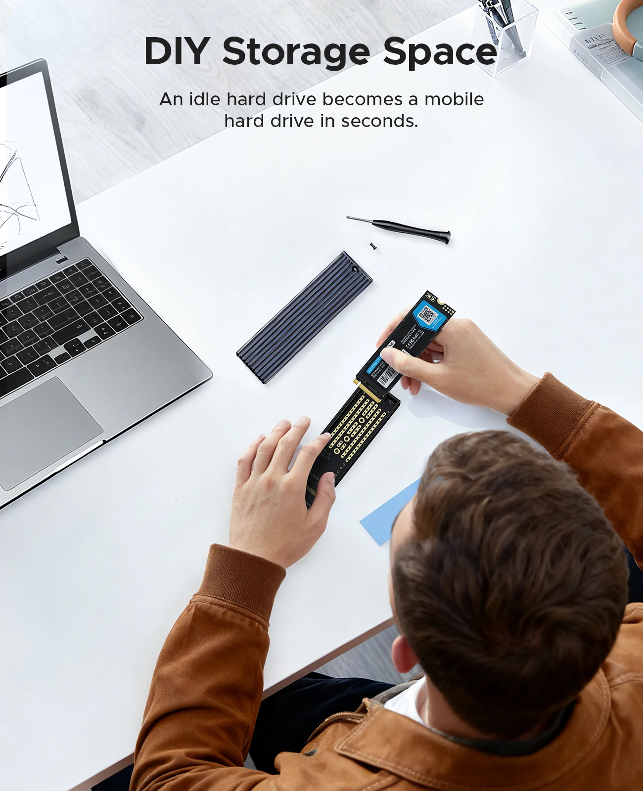 ORICO M2 SSD Case NVMe USB Type C Gen2 10 Гбит/с PCIe SSD Case M2 SATA NGFF 5 Гбит/с M.2 NVME Enclosure Disk Box M.2 SSD Case