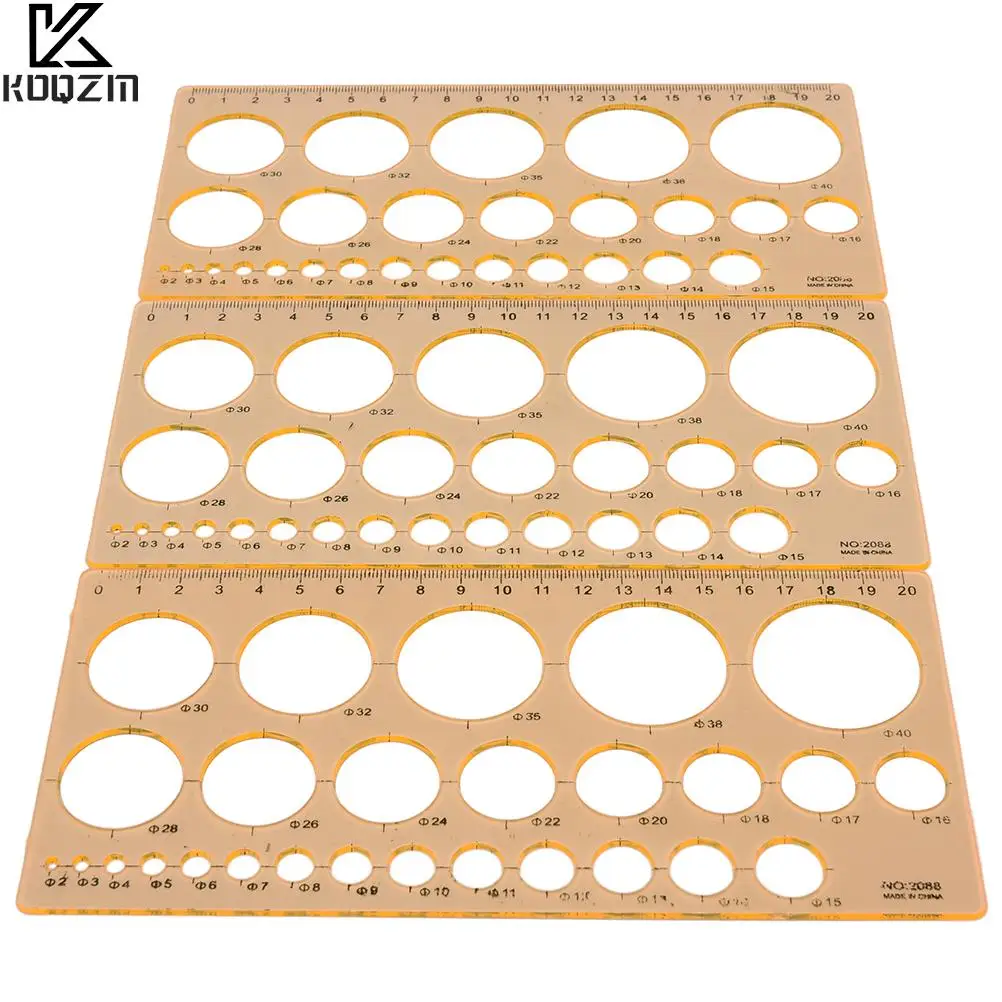 Creative DIY Quilling Ruler Rulers Tool Circle Size Template Kit Origami Paper Craft Quilled Craft Suppliers Random Color