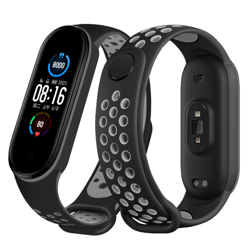 通気性ストラップシャオ mi mi バンド 3 4 5 6 7 スマートウォッチ手首 M3 M4 ブレスレットシャオ mi mi バンド 7 6 5 miband ストラップ交換