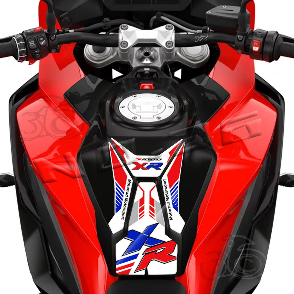 Para S1000XR s 1000 xr 2020 2021 2022 2023 3D resina almohadilla de tanque de combustible de motocicleta pegatina protectora calcomanía accesorios impermeables