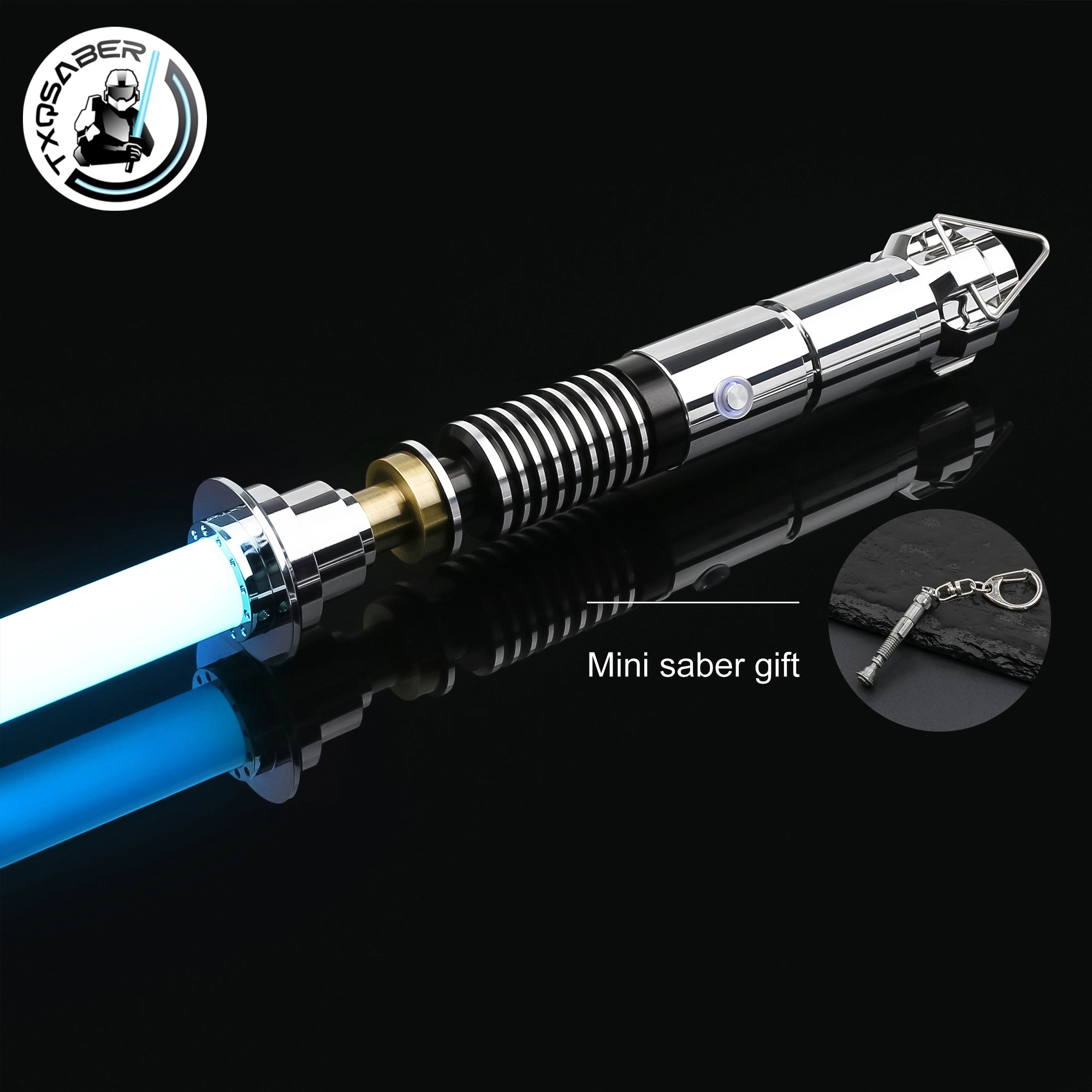 TXQSABER NEO PIXEL LUKE Skywalker RGB Laser Proffie Kampf Lichtschwert Geschenk Glatte Schaukel Blaster Metall Spielzeug Cosplay Leuchtende Kinder