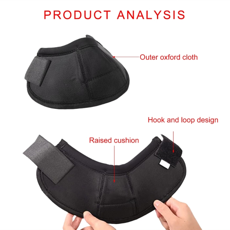 Bota campanas caballo, bota para cuidado del caballo, campanas protectoras caballo resistentes desgarros, accesorios equipo protección para entrenamiento