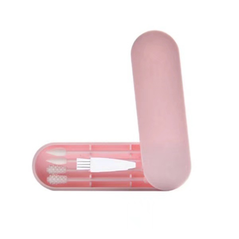 4 Упаковки Многоразовых Силиконовых Ватных Тампонов, Инструмент Для Чистки Ушей, Носа