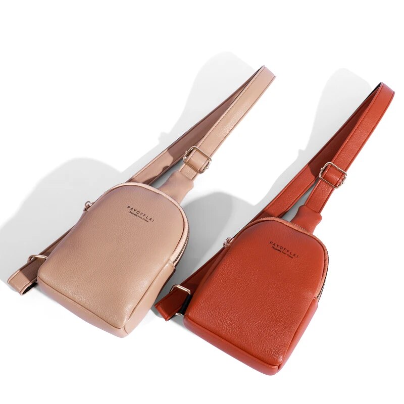 Explosivo Tendência Peito Bag Moda Casual Cross-body Bag 2023 New Wide Shoulder Strap Simples Bolsa de Ombro Mulheres