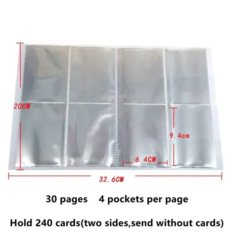 ออกแบบใหม่ 240 ชิ้น Pokemones อัลบั้มหนังสือ Charizard Squirtle ผู้ถือ Binder อะนิเมะการ์ด Protector โน้ตบุ๊คเด็กของขวัญ