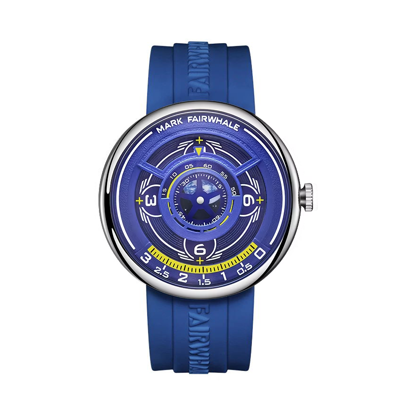 Reloj hombre marca superior nuevas llegadas tierra 3D relojes para hombre correa de silicona luminosa reloj de pulsera de cuarzo saat kol saati erkek 2025