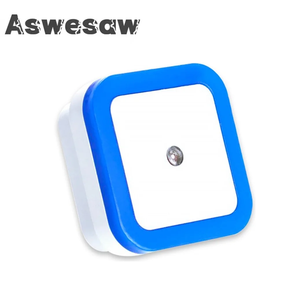 Luz LED nocturna Mini Sensor de luz Control 220V 110V UE EE. UU. enchufe lámpara de luz nocturna para niños sala de estar iluminación de dormitorio