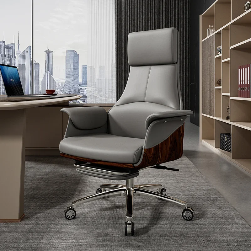 Silla de jefe cómoda para el hogar y la Oficina, sillón reclinable con función de siesta para sentarse durante mucho tiempo, uso en computadora
