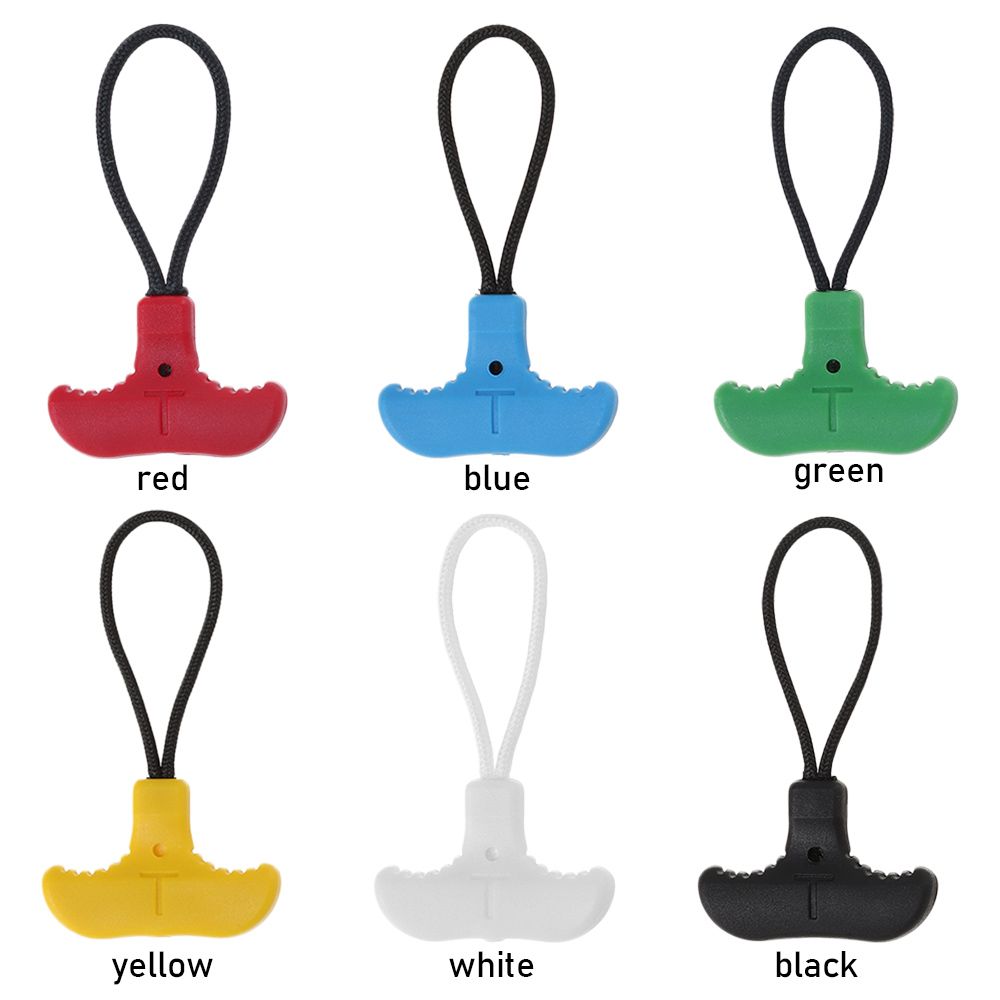 5Pcs Durable  Bags Tent Puller Replacement T-shaped Zipper Pull Fixer Backpack Zipper
