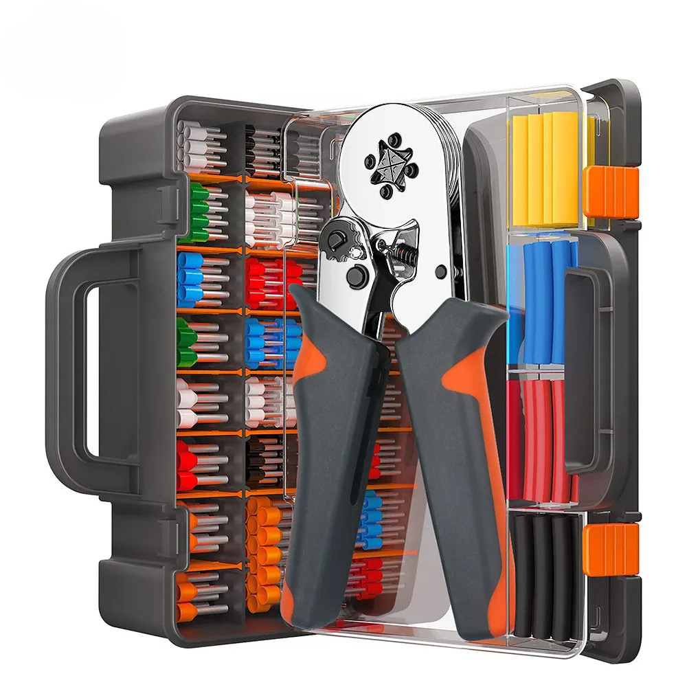 Crimping Tools Mini Electrical Pliers HSC8 6-4/6-6(0.25-10mm²/0.25-6mm²) Wire Connection Ferrule Sleeves Terminal Repair Clamp