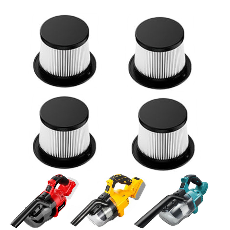 2/4pcs Replacement Filters For DEWALT DCV501HB Cordless Handheld Vacuum Cleaner Filters For Makita Vacuum Cleaners